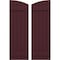 Ekena Millwork Americraft 5-Board (2 Batten) Wood Joined Board-n-Batten Shutters w/Ellipt Top, ARW101BE518X77WRH, PR ARW101BE518X77WRH - alternate 1